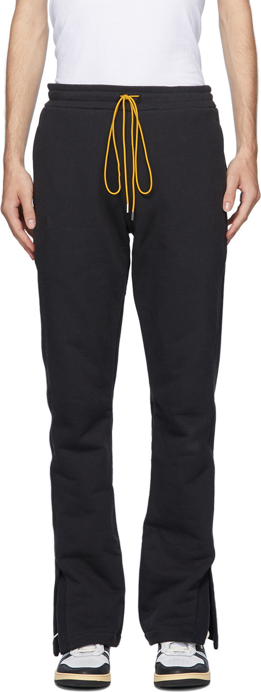 RHUDE - Black Oversized Lounge Pants