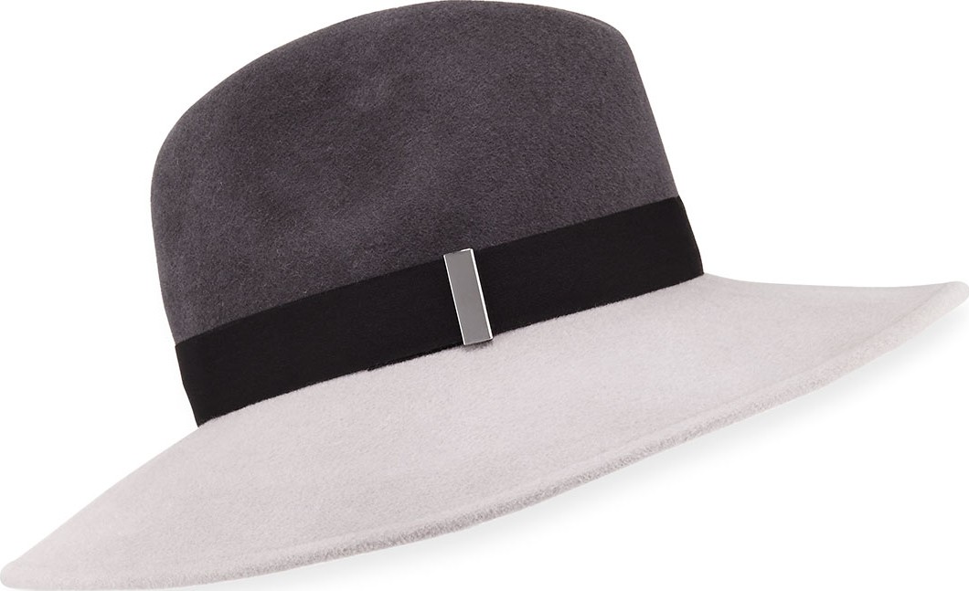 Gigi Burris Requiem Wool Wide-Brim Fedora Hat