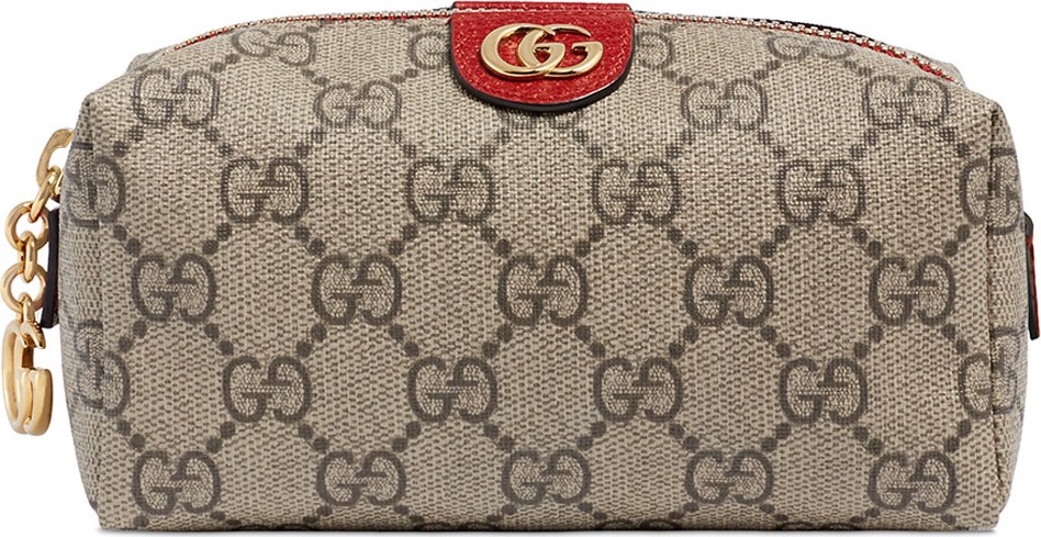 Gucci Ophidia Mini GG Supreme Cosmetics Clutch Bag