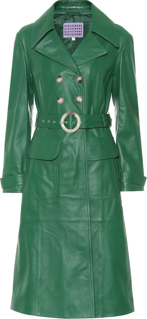 Alexachung Leather trench coat