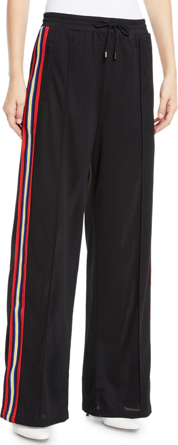 Rebecca Minkoff Betsy Straight-Leg Drawstring Track Pants