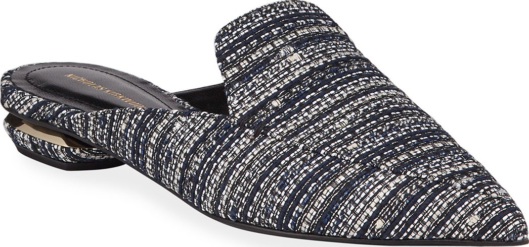 Nicholas Kirkwood Beya Canvas Mules