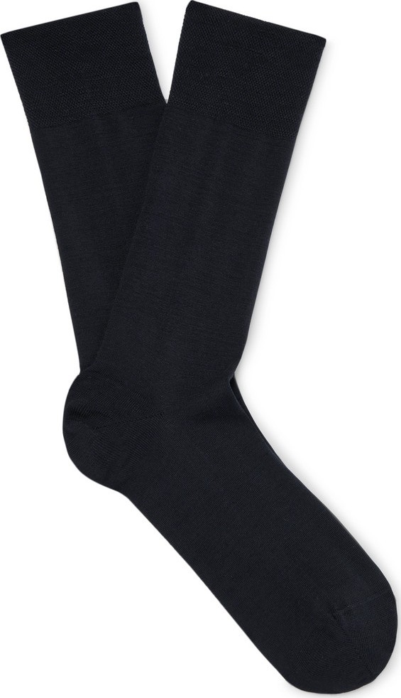 Falke Sensitive Berlin Stretch Virgin Wool-Blend Socks