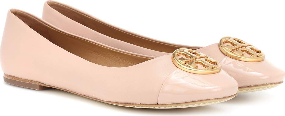 Tory Burch Chelsea leather ballerinas