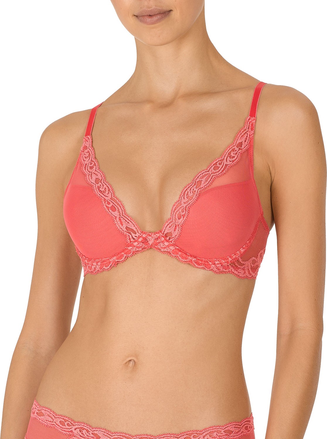 Natori Feathers Contour Plunge Bra