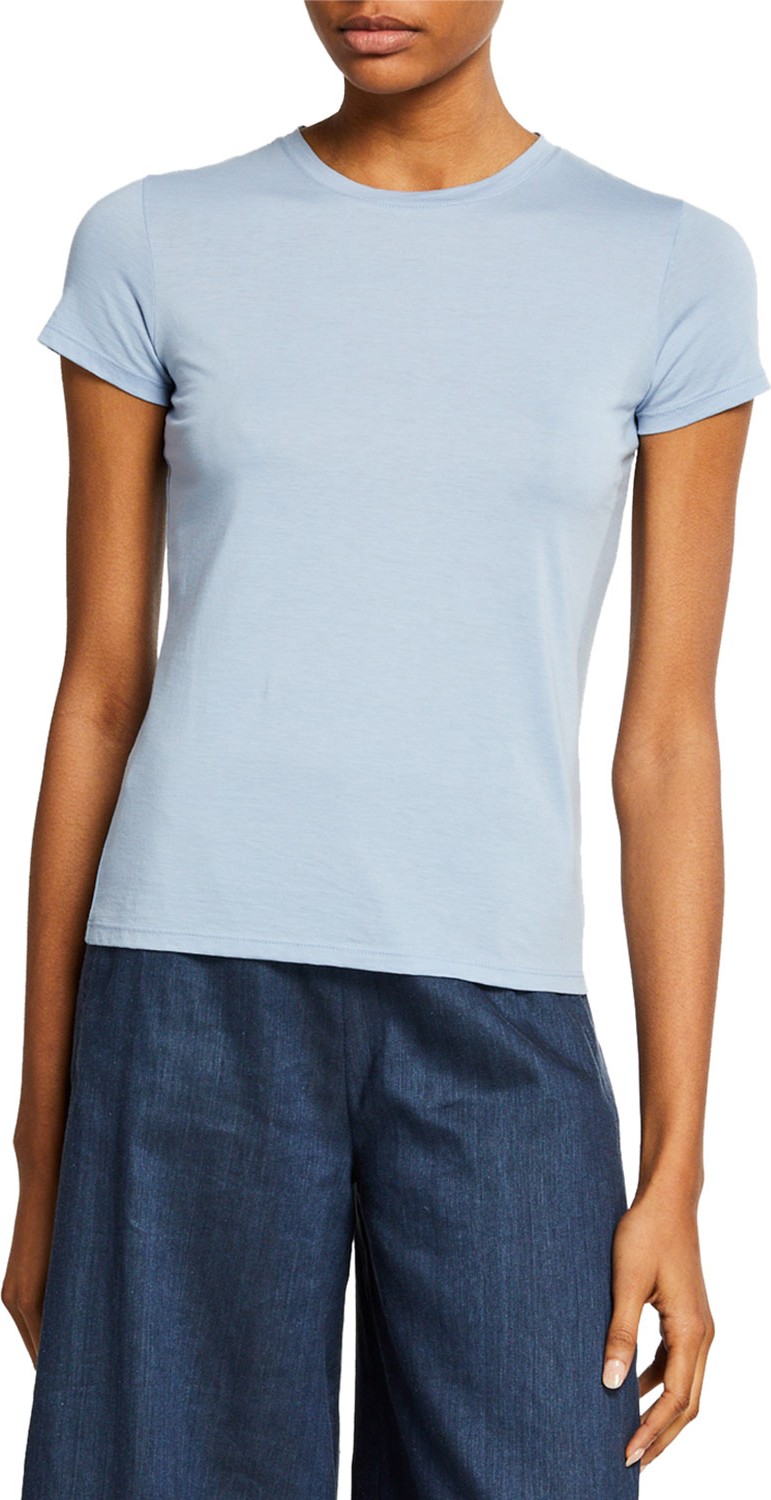 Vince Essential Pima Cotton Crewneck Tee