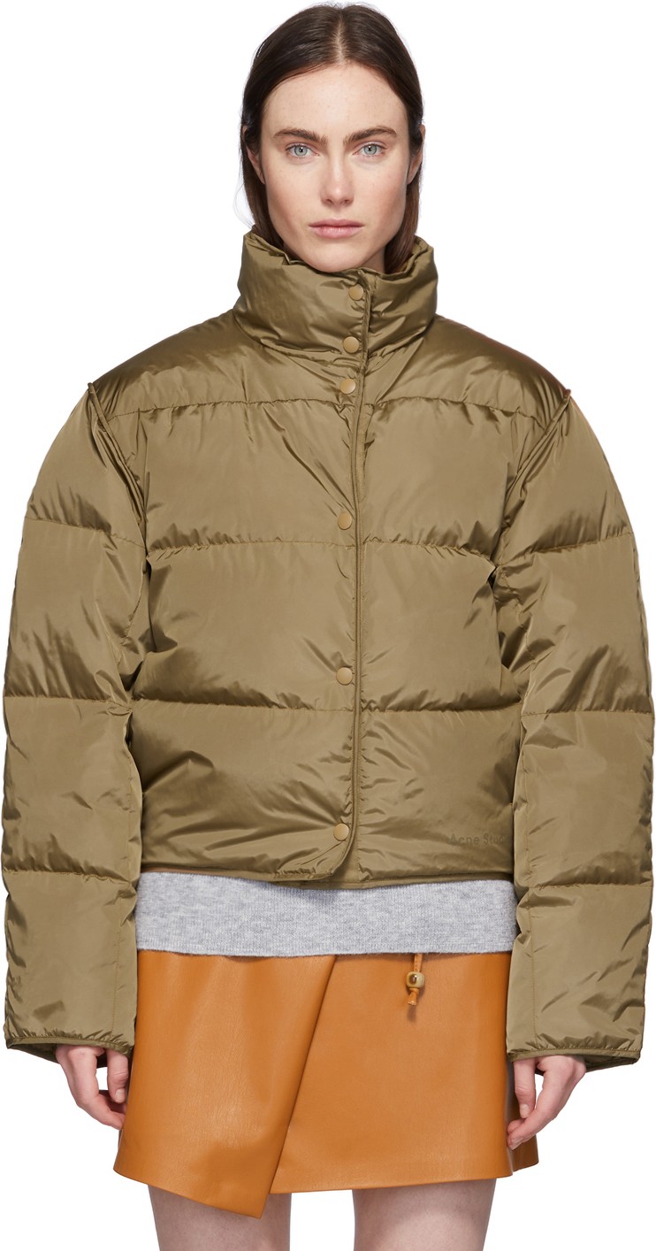 Acne Studios Tan Down Oliviera Jacket