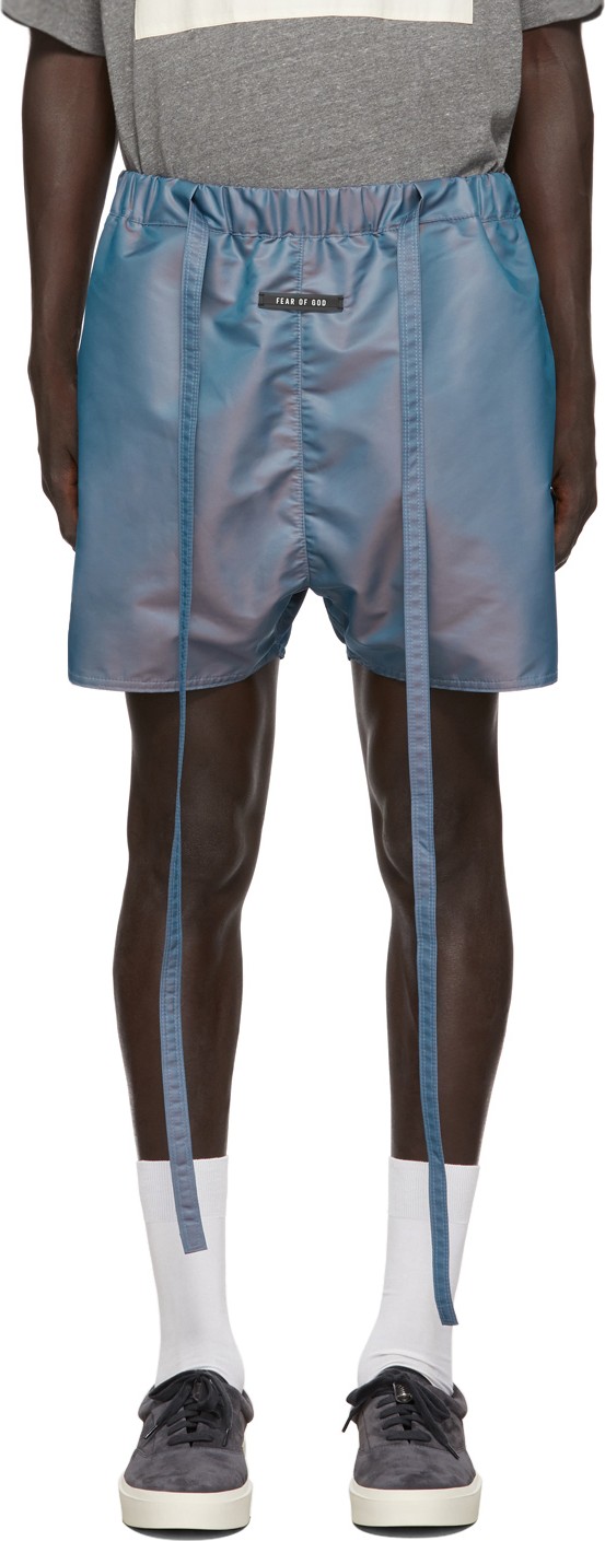 Fear of God Blue Military Physical Training Shorts