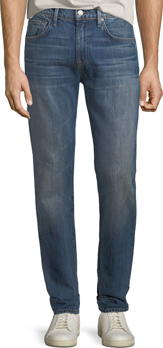7 For All Mankind Men's Adrien Straight-Leg Denim Jeans