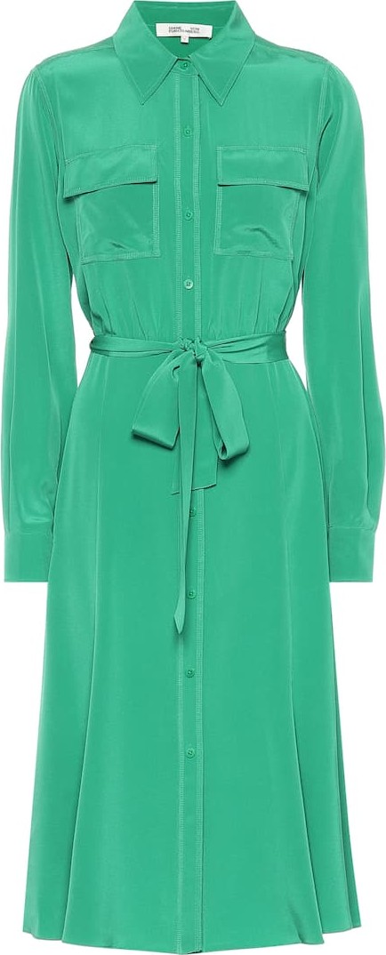 DIANE von FURSTENBERG Antonette silk shirt dress