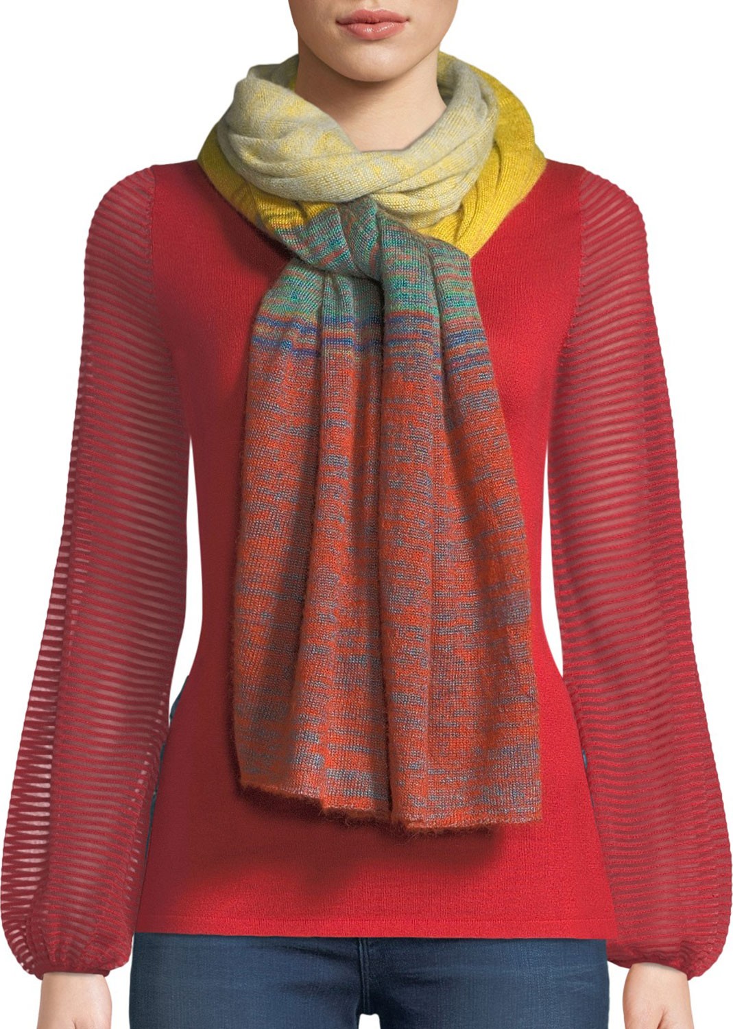 Missoni Striped Ombre Scarf