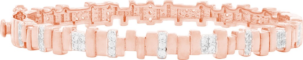 Freida Rothman Radiance Hinge Bangle w/ Cubic Zirconia