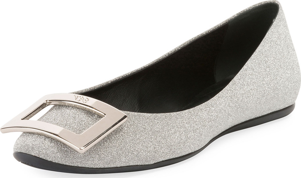 Roger Vivier Gommette Glitter Ballet Flat