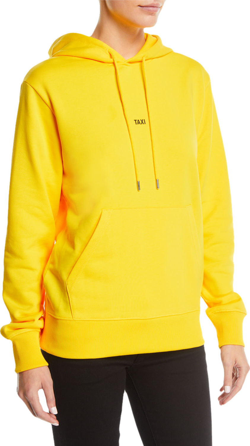 Helmut Lang Taxi Graphic Cotton Pullover Hoodie