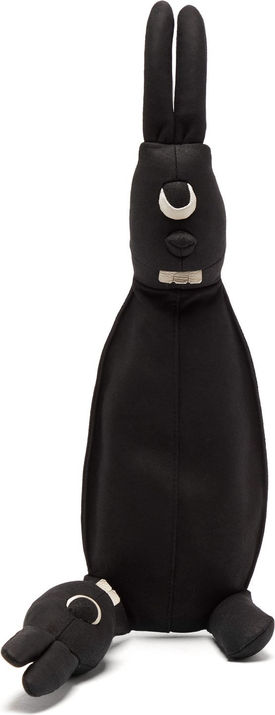 Rick Owens Siamese Bunny mini suede cross-body bag