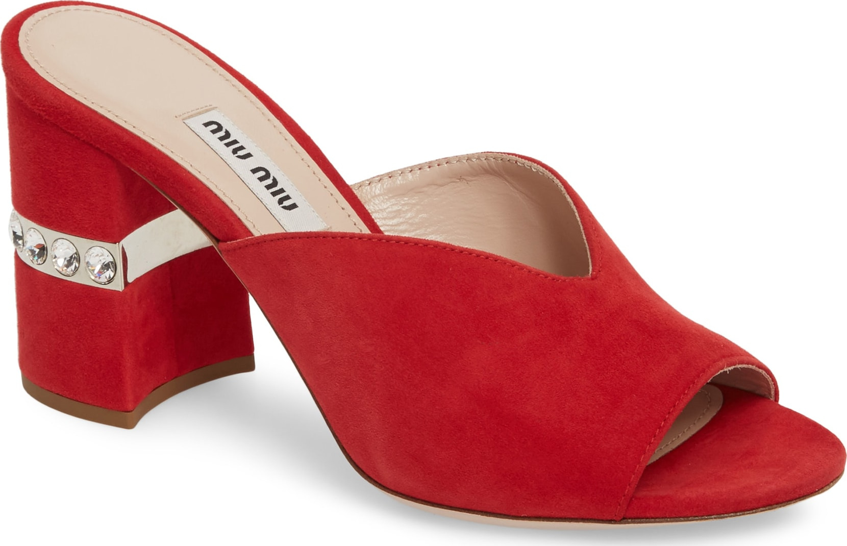 Miu Miu Jewel Slide Sandal