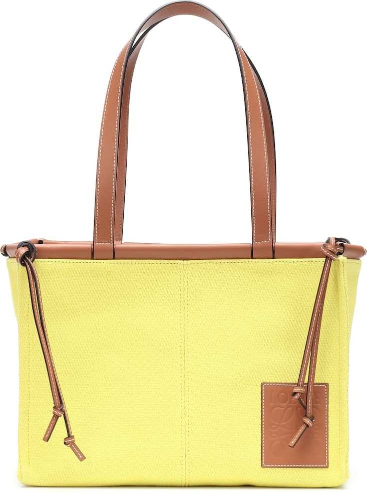 LOEWE Cushion Small canvas tote