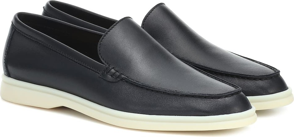 Loro Piana Summer Walk leather loafers