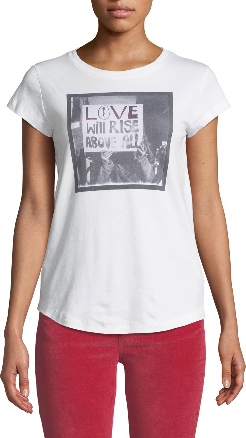 Zadig & Voltaire Skinny Love Graphic Scoop-Neck Tee