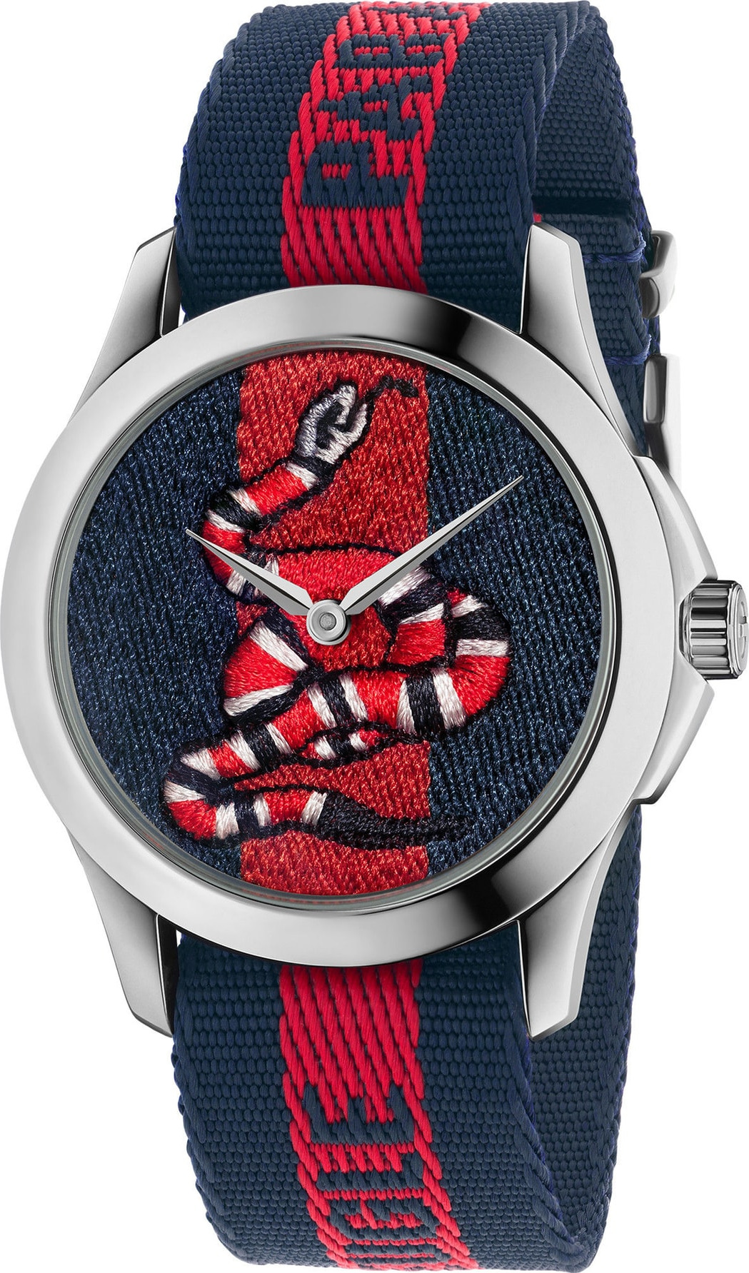 Gucci Le Marché Des Merveilles Nylon Strap Watch, 45mm