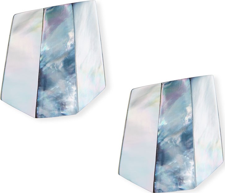 Viktoria Hayman Pyramid Stud Earrings