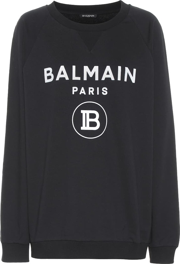 Balmain Logo cotton sweatshirt