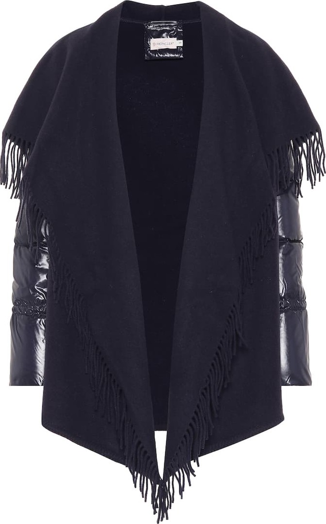 Moncler Wool-blend and down jacket