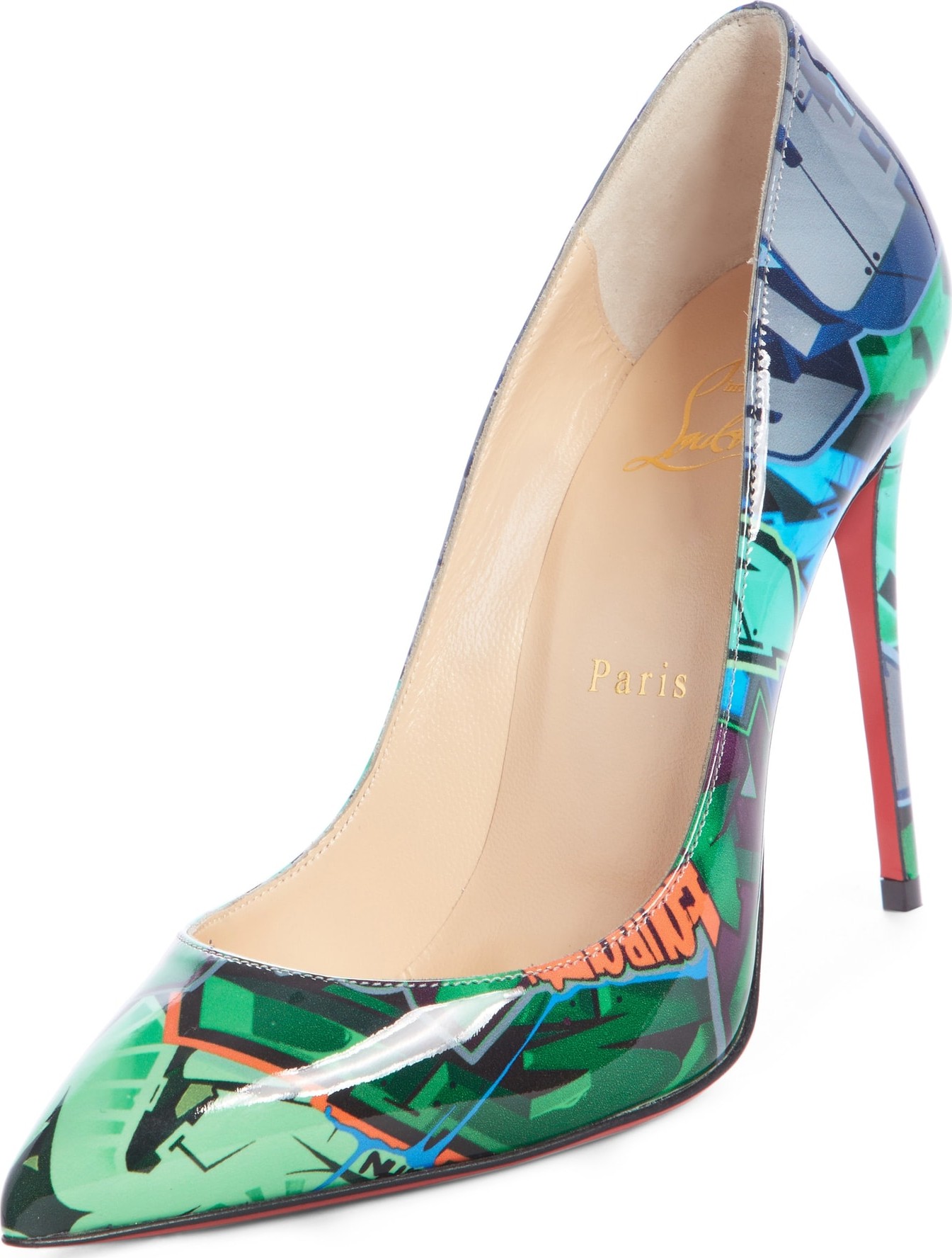 Christian Louboutin Pigalle Follies Graffiti Pump