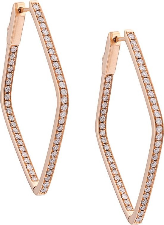 Anita Ko Diamond Shaped Hoops