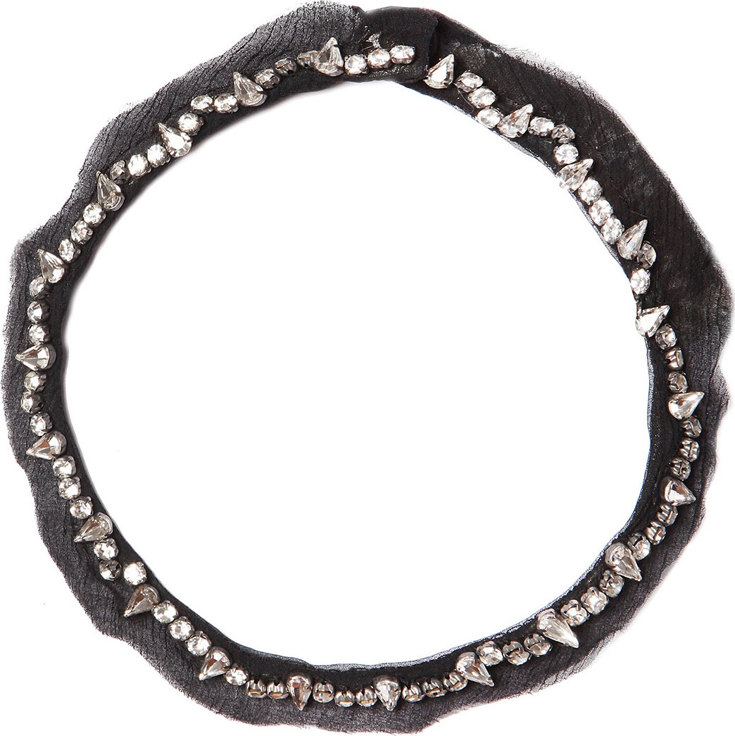 Mignonne Gavigan New York Charlotte Beaded Collar Necklace, Black