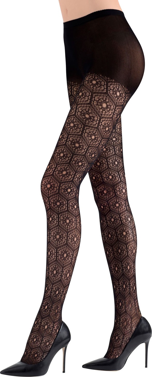 Natori Mikado-Lace Control-Top Tights Natori Mikado-Lace Control-Top Tights