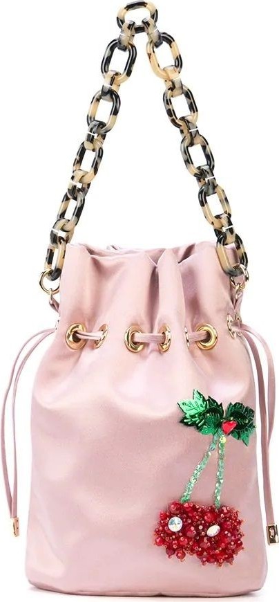 Edie Parker Cherry drawstring bag Edie Parker Cherry drawstring bag