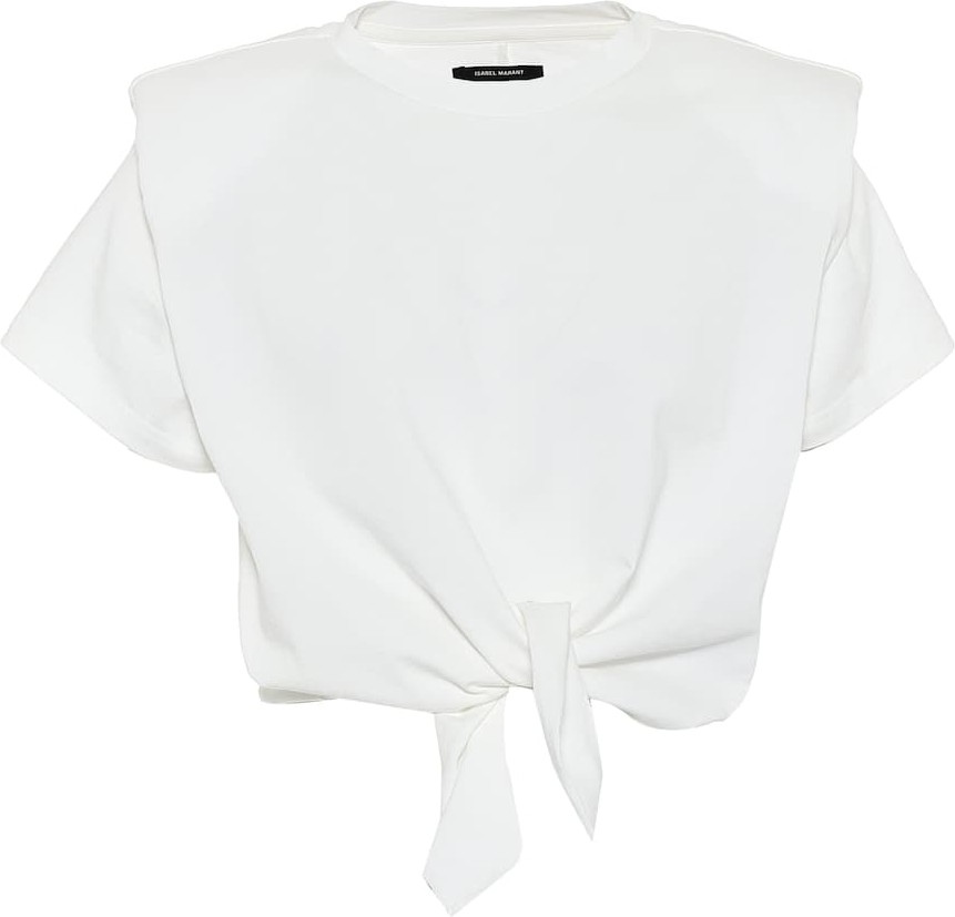 Isabel Marant Exclusive to Mytheresa – Belita cotton-jersey crop top