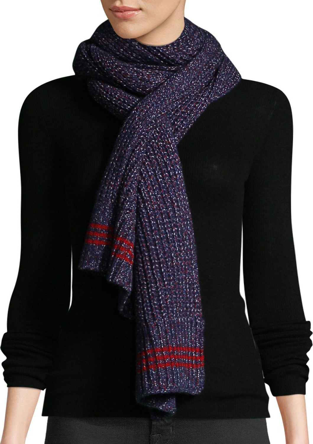Rag & Bone Cheryl Speckled Wool Rectangle Scarf