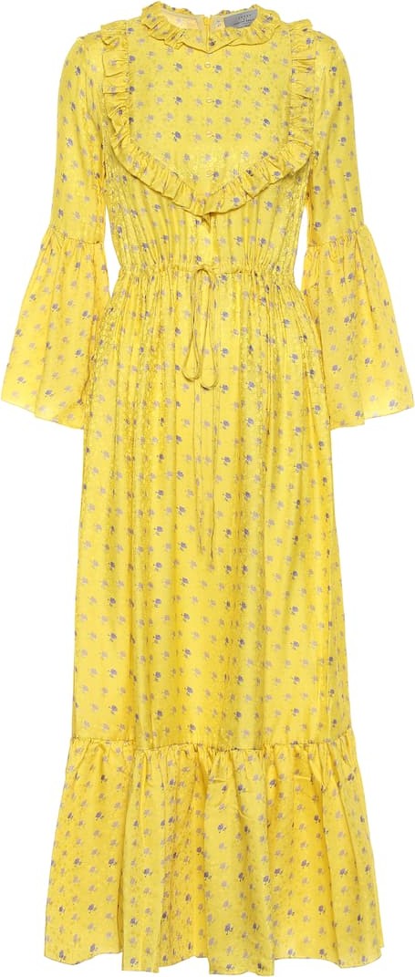 Preen Tessa jacquard midi dress