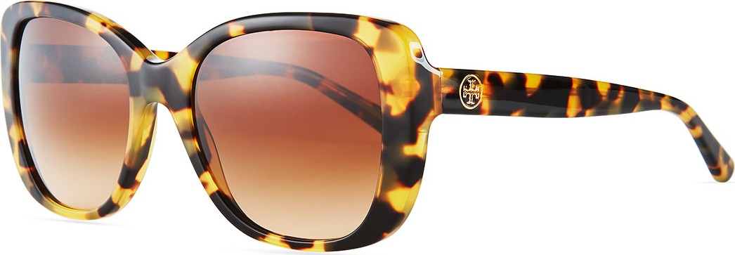 Tory Burch Gradient Rectangle Sunglasses