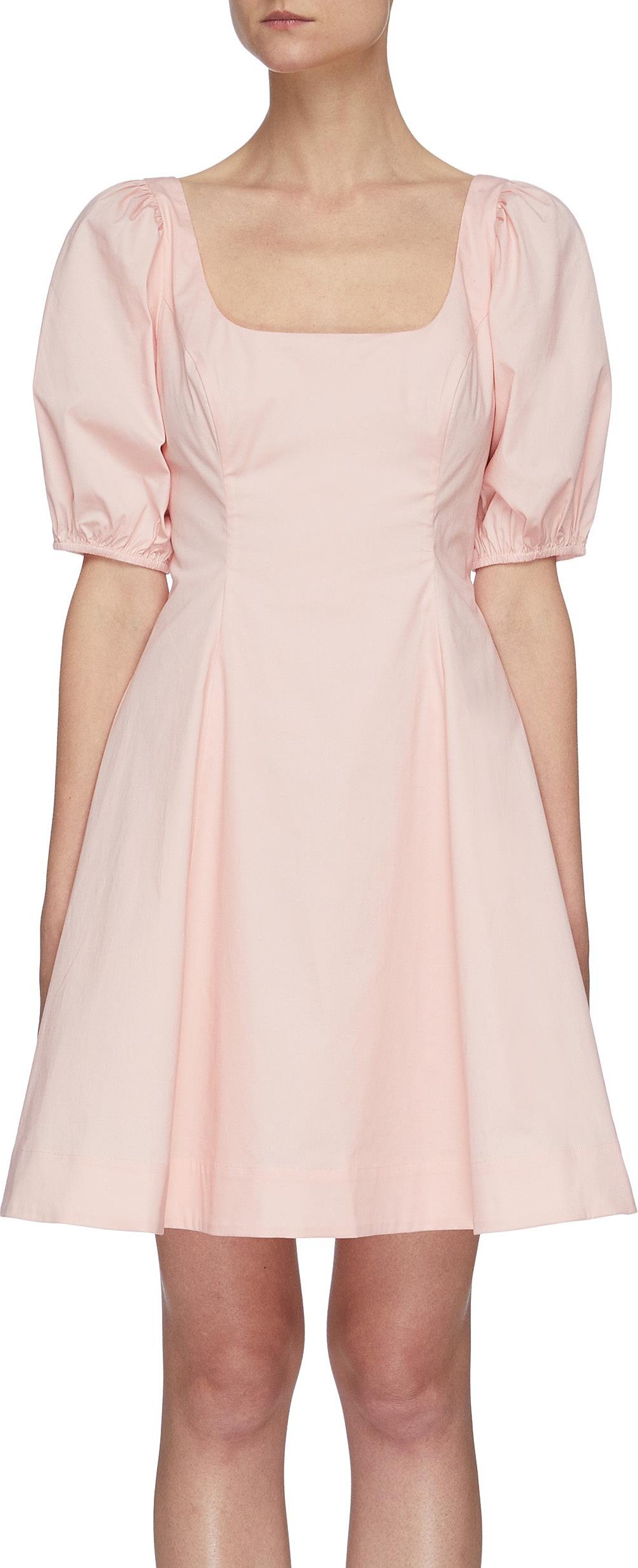 Staud Laelia' puff sleeve mini dress Staud Laelia' puff sleeve mini dress