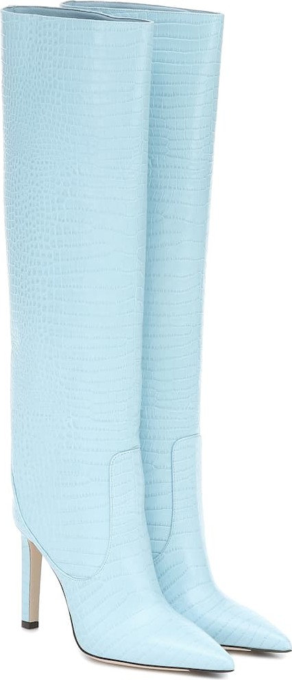 Jimmy Choo Mavis 100 leather knee-high boots