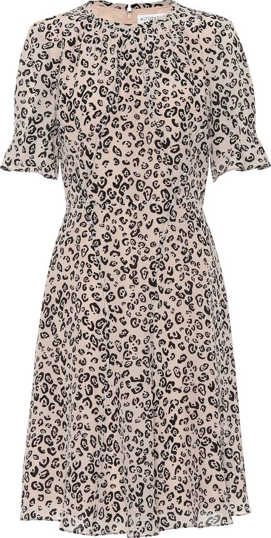 Altuzarra Leopard-printed silk dress