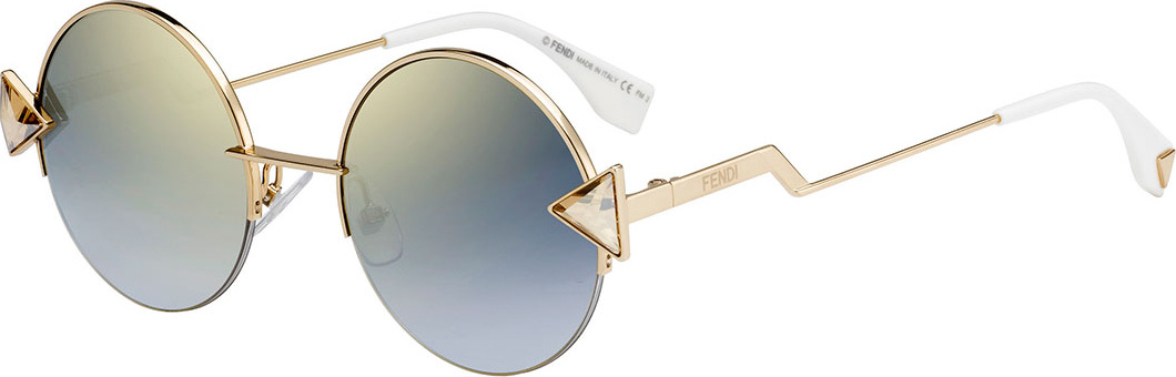 Fendi Rainbow Round Sunglasses