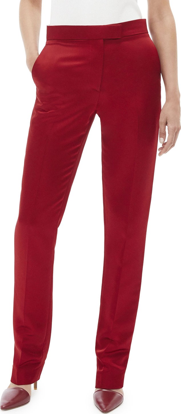 Helmut Lang Straight-Leg Satin Pants