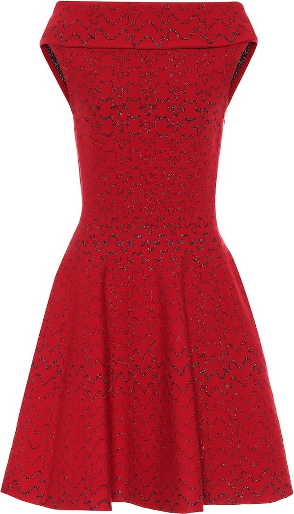 Alaïa Jacquard knit dress