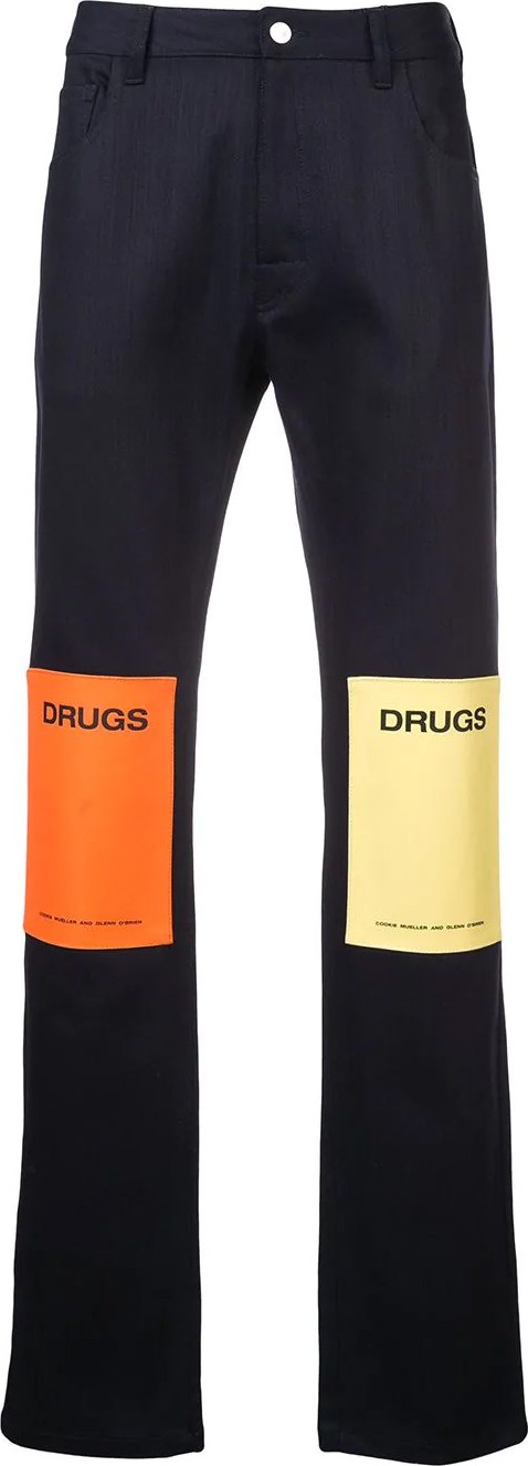 Raf Simons Drug Patch Blue Jeans