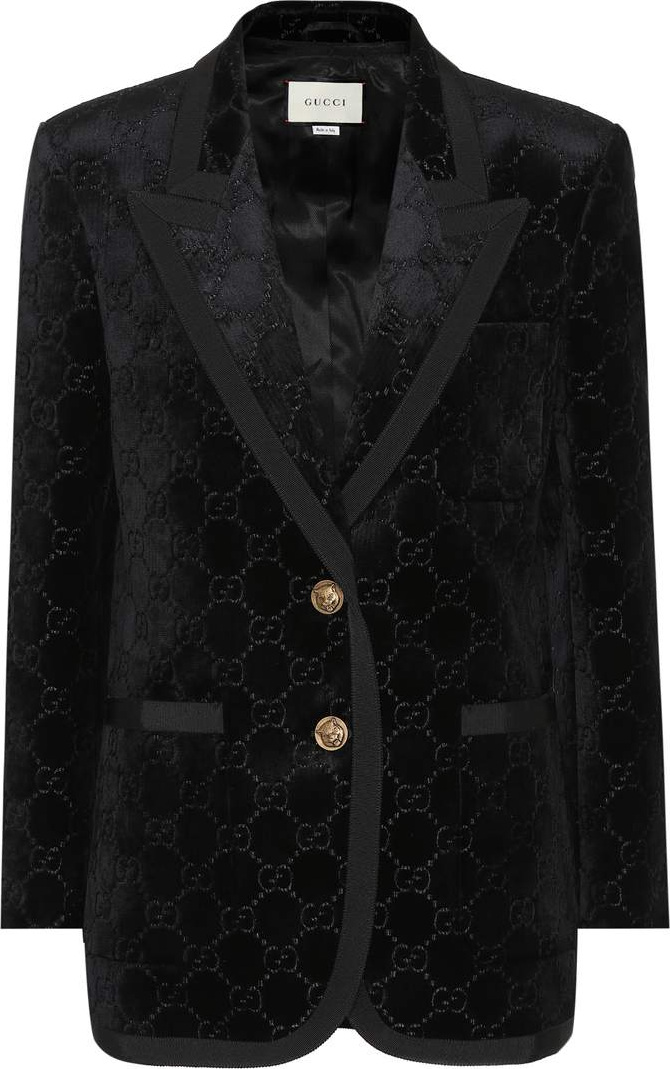 Gucci GG velvet jacket