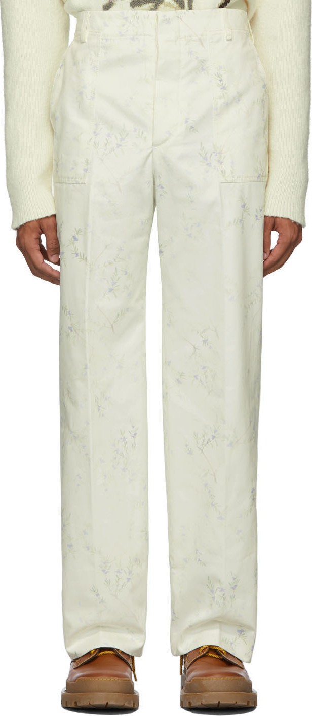 Jacquemus White 'Le Pantalon Moulin' Trousers