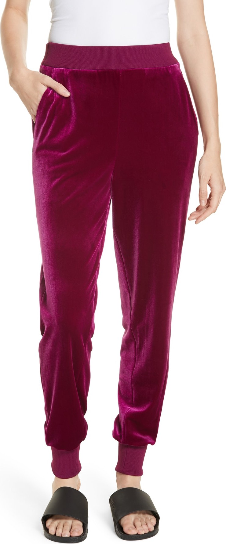 Tibi Velvet Joggers