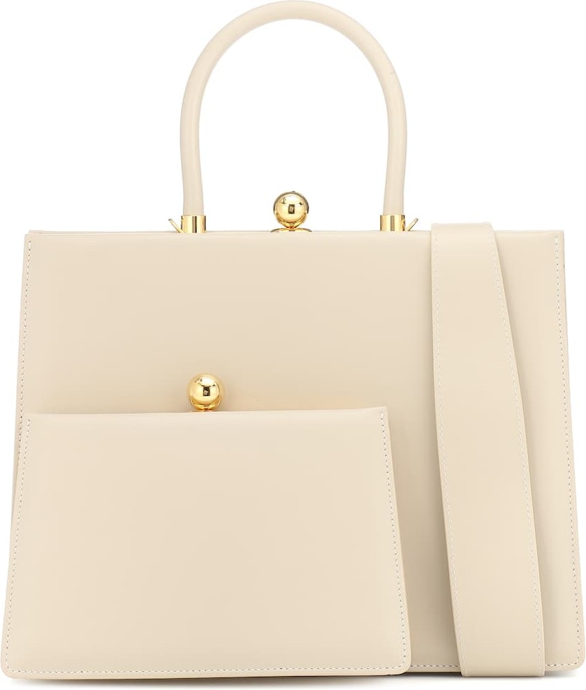 Ratio et Motus Twin Frame leather tote