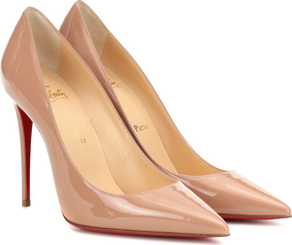 Christian Louboutin Kate 100 patent leather pumps