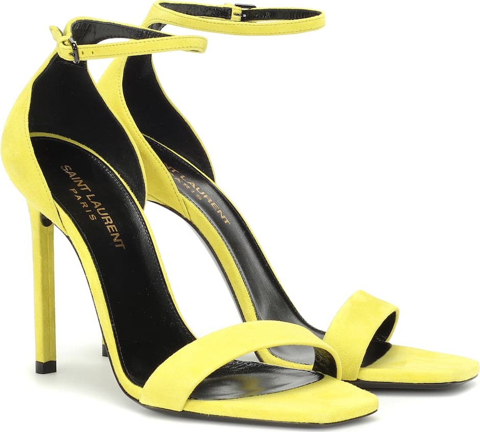 Saint Laurent Amber suede sandals