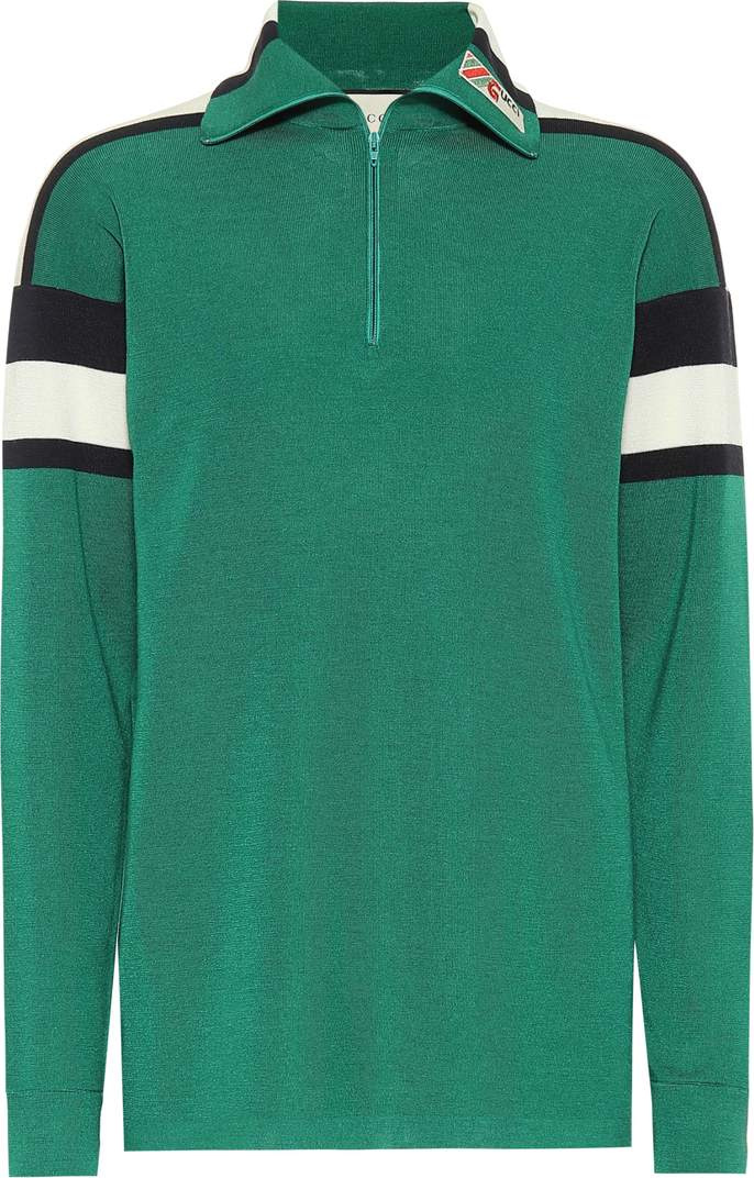 Gucci Wool and cashmere track jacket